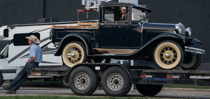 A classic vehicle shown at the 2025 Show and Shine